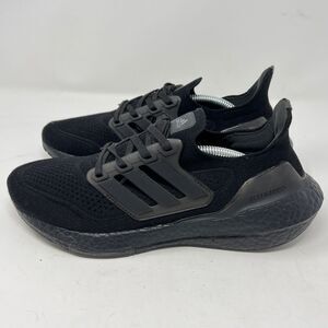 Adidas Ultraboost 21 Running Shoes FY0306 Size 7 Triple Black